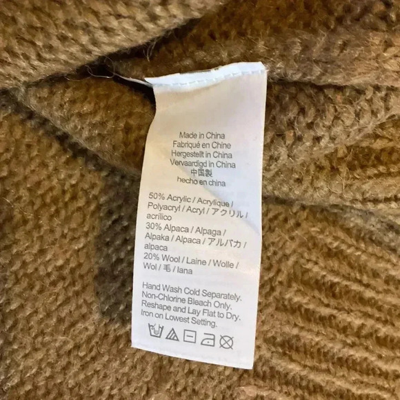 J Crew Womens Oversize Wool Alpaca Blend Button Shoulder Crew Neck Sweater Small - Picture 4 of 5